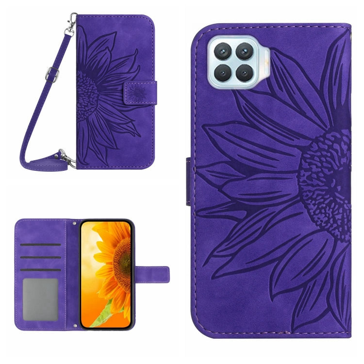 Skin Feel Sun Flower Pattern Flip Leather Phone Case with Lanyard, For OPPO A57 4G/A57 5G/A77 4G/A77 5G, For OPPO A73 4G, For OPPO A74 4G, For OPPO A91/Reno3 4G Global, For OPPO A17, For OPPO Reno2 Z/Reno2 F, For OPPO Reno3 Pro 5G/Find X2 Neo          ...
