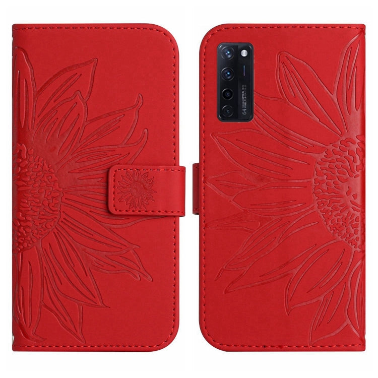 Skin Feel Sun Flower Pattern Flip Leather Phone Case with Lanyard, For ZTE Axon 20 4G/20 5G, For ZTE Axon 30 5G, For ZTE Blade A31, For ZTE Blade A51/A7P, For ZTE Blade A71, For ZTE Blade L210, For ZTE Blade V30, For ZTE Blade V30 Vita                 ...