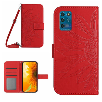 Skin Feel Sun Flower Pattern Flip Leather Phone Case with Lanyard, For ZTE Axon 20 4G/20 5G, For ZTE Axon 30 5G, For ZTE Blade A31, For ZTE Blade A51/A7P, For ZTE Blade A71, For ZTE Blade L210, For ZTE Blade V30, For ZTE Blade V30 Vita                 ...