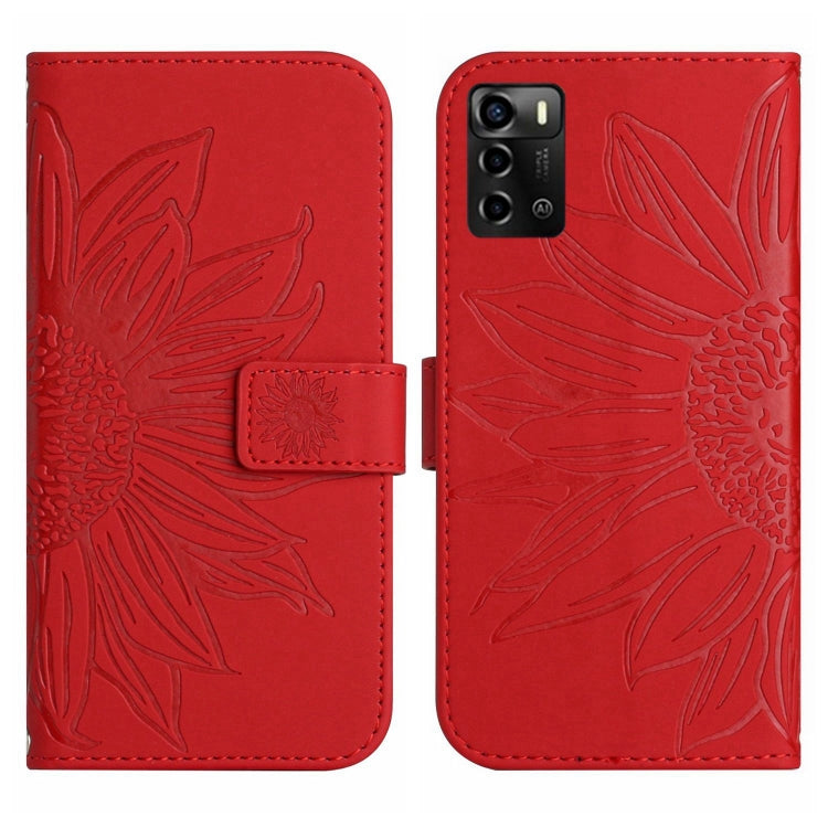 Skin Feel Sun Flower Pattern Flip Leather Phone Case with Lanyard, For ZTE Blade V40 Vita / A72, For ZTE Libero 5G, For ZTE Libero 5G II A103ZT Japan Edition, For Asus ROG Phone 3 ZS661KS, For Asus ROG Phone 5 ZS673KS, For Asus ROG Phone 6             ...