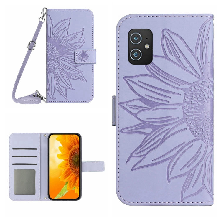 Skin Feel Sun Flower Pattern Flip Leather Phone Case with Lanyard, For ZTE Blade V40 Vita / A72, For ZTE Libero 5G, For ZTE Libero 5G II A103ZT Japan Edition, For Asus ROG Phone 3 ZS661KS, For Asus ROG Phone 5 ZS673KS, For Asus ROG Phone 6             ...