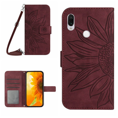 Skin Feel Sun Flower Pattern Flip Leather Phone Case with Lanyard, For Xiaomi Redmi A1+, For Xiaomi Redmi K30 Pro / Poco F2 Pro, For Xiaomi Redmi K40 / K40 Pro / Poco F3 / F3 Pro / 11i / 11X / 11X Pro, For Xiaomi Redmi K40 / K40 Pro /                  ...
