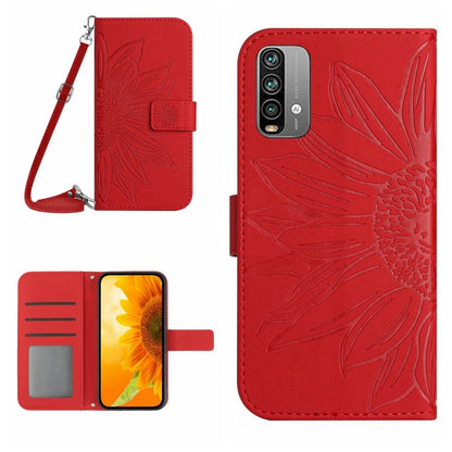 Skin Feel Sun Flower Pattern Flip Leather Phone Case with Lanyard, For Xiaomi Redmi A1+, For Xiaomi Redmi K30 Pro / Poco F2 Pro, For Xiaomi Redmi K40 / K40 Pro / Poco F3 / F3 Pro / 11i / 11X / 11X Pro, For Xiaomi Redmi K40 / K40 Pro /                  ...