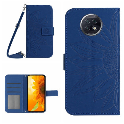 Skin Feel Sun Flower Pattern Flip Leather Phone Case with Lanyard, For Xiaomi Redmi A1+, For Xiaomi Redmi K30 Pro / Poco F2 Pro, For Xiaomi Redmi K40 / K40 Pro / Poco F3 / F3 Pro / 11i / 11X / 11X Pro, For Xiaomi Redmi K40 / K40 Pro /                  ...
