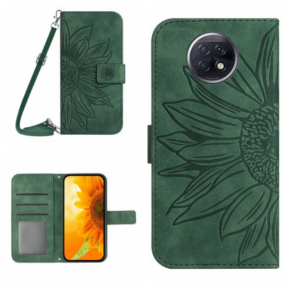 Skin Feel Sun Flower Pattern Flip Leather Phone Case with Lanyard, For Xiaomi Redmi A1+, For Xiaomi Redmi K30 Pro / Poco F2 Pro, For Xiaomi Redmi K40 / K40 Pro / Poco F3 / F3 Pro / 11i / 11X / 11X Pro, For Xiaomi Redmi K40 / K40 Pro /                  ...