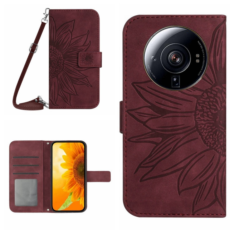 Skin Feel Sun Flower Pattern Flip Leather Phone Case with Lanyard, For Xiaomi 11T / 11T Pro, For Xiaomi 12 Lite, For Xiaomi Civi 2 / 12 Lite NE, For Xiaomi 12 Pro, For Xiaomi 12 / 12X, For Xiaomi 12S Ultra, For Xiaomi 12T / 12T Pro, For Xiaomi Mi 10 Li...