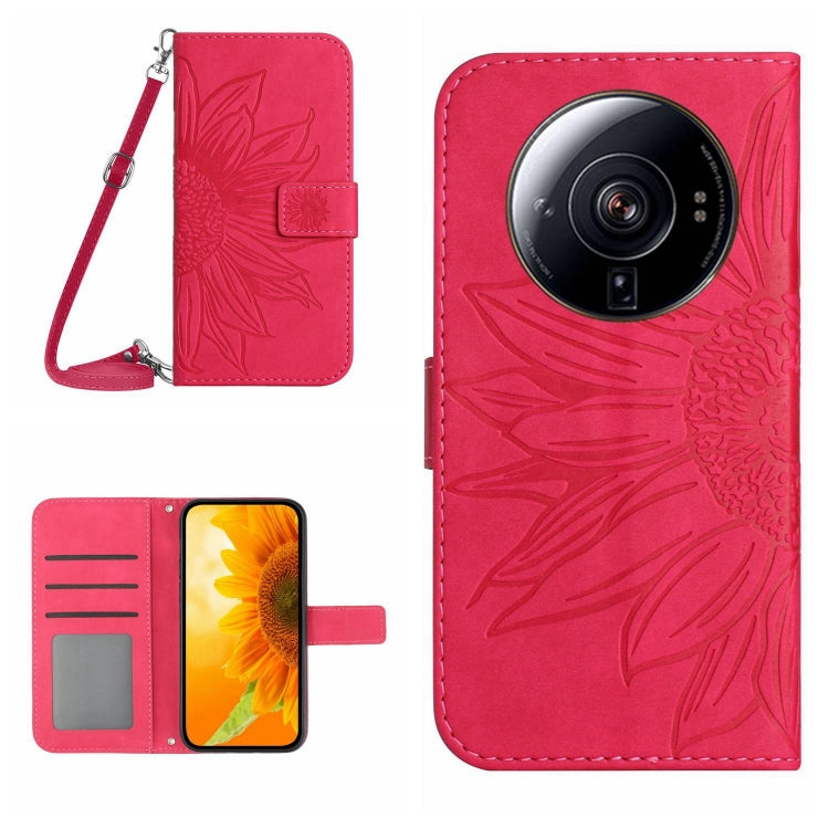 Skin Feel Sun Flower Pattern Flip Leather Phone Case with Lanyard, For Xiaomi 11T / 11T Pro, For Xiaomi 12 Lite, For Xiaomi Civi 2 / 12 Lite NE, For Xiaomi 12 Pro, For Xiaomi 12 / 12X, For Xiaomi 12S Ultra, For Xiaomi 12T / 12T Pro, For Xiaomi Mi 10 Li...