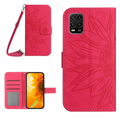 Skin Feel Sun Flower Pattern Flip Leather Phone Case with Lanyard, For Xiaomi 11T / 11T Pro, For Xiaomi 12 Lite, For Xiaomi Civi 2 / 12 Lite NE, For Xiaomi 12 Pro, For Xiaomi 12 / 12X, For Xiaomi 12S Ultra, For Xiaomi 12T / 12T Pro, For Xiaomi Mi 10 Li...