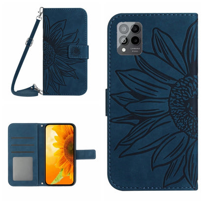Skin Feel Sun Flower Pattern Flip Leather Phone Case with Lanyard, For TCL 10 SE, For TCL 20 Pro 5G, For TCL 20 R/20 AX 5G/Bremen 5G, For TCL 20 SE, For TCL 20S / 20 5G / 20L / 20L+, For TCL 30 SE/30E/306/305, For TCL 205, For T-Mobile Revvl 6 5G      ...