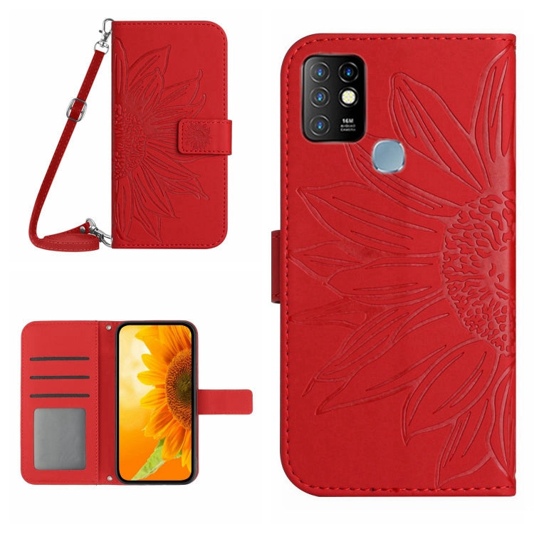 Skin Feel Sun Flower Pattern Flip Leather Phone Case with Lanyard, For Infinix Hot 10, For Infinix Hot 10i / Smart 5 Pro, For Infinix Hot 10S / 10S NFC, For Infinix Hot 11, For Infinix Hot 11S, For Infinix Hot 11S NFC, For Infinix Hot 12               ...