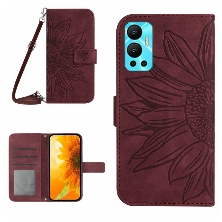 Skin Feel Sun Flower Pattern Flip Leather Phone Case with Lanyard, For Infinix Hot 10, For Infinix Hot 10i / Smart 5 Pro, For Infinix Hot 10S / 10S NFC, For Infinix Hot 11, For Infinix Hot 11S, For Infinix Hot 11S NFC, For Infinix Hot 12               ...