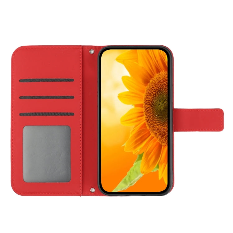 Skin Feel Sun Flower Pattern Flip Leather Phone Case with Lanyard, For Infinix Note 10, For Infinix Note 10 Pro, For Infinix Note 11, For Infinix Note 11 Pro / Note 11s, For Infinix Note 12 G96, For Infinix Smart 6, For Tecno Camon 17 Pro              ...