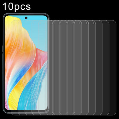 Tempered glass screen protector film set, 10-pack with curved edge pieces