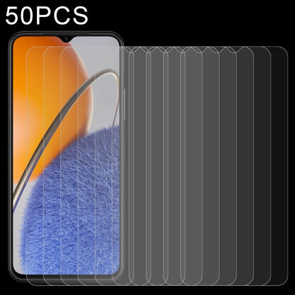 Tempered glass screen protector set, 50 pcs, 2.5D curved edge