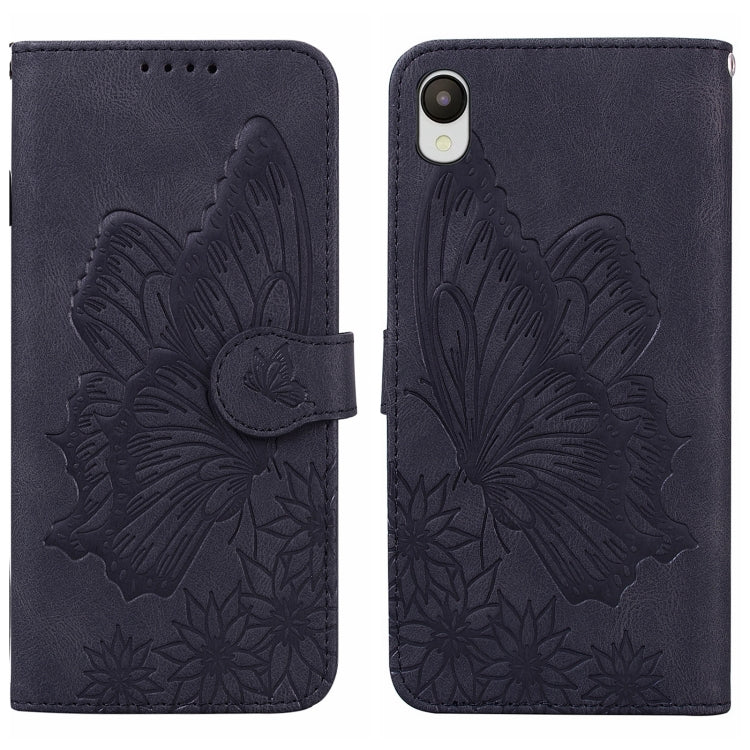 Retro Skin Feel Butterflies Embossing Horizontal Flip Leather Phone Case, For Samsung Galaxy A04, For Samsung Galaxy A14 5G, For Samsung Galaxy A23E, For Samsung Galaxy S23 5G, For Samsung Galaxy S23+ 5G, For Samsung Galaxy S23 Ultra 5G, For OPPO A17  ...
