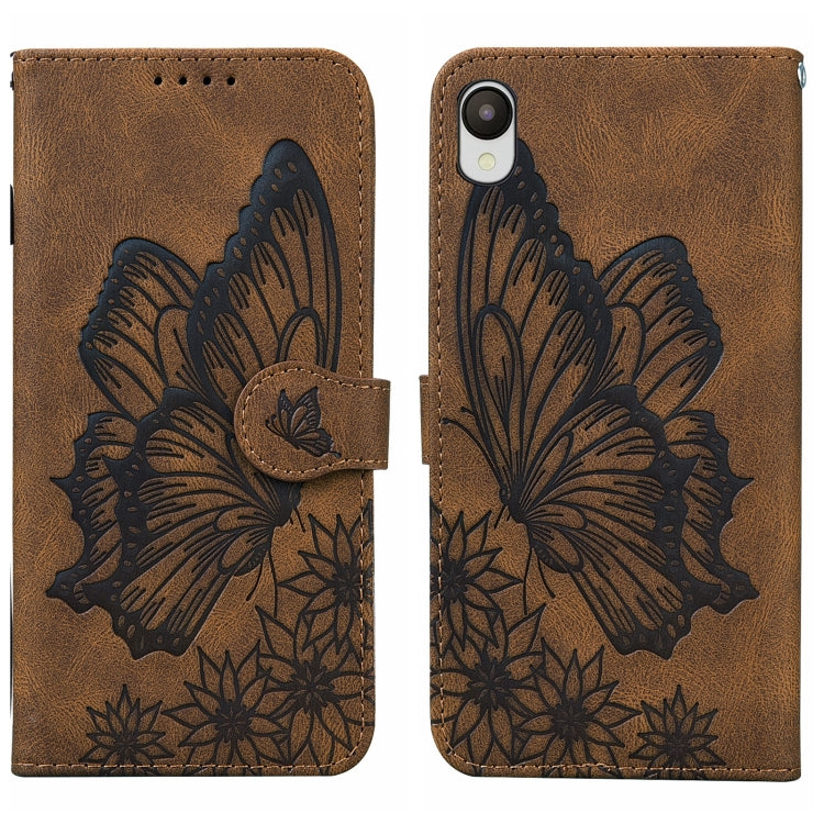 Retro Skin Feel Butterflies Embossing Horizontal Flip Leather Phone Case, For Samsung Galaxy A04, For Samsung Galaxy A14 5G, For Samsung Galaxy A23E, For Samsung Galaxy S23 5G, For Samsung Galaxy S23+ 5G, For Samsung Galaxy S23 Ultra 5G, For OPPO A17  ...