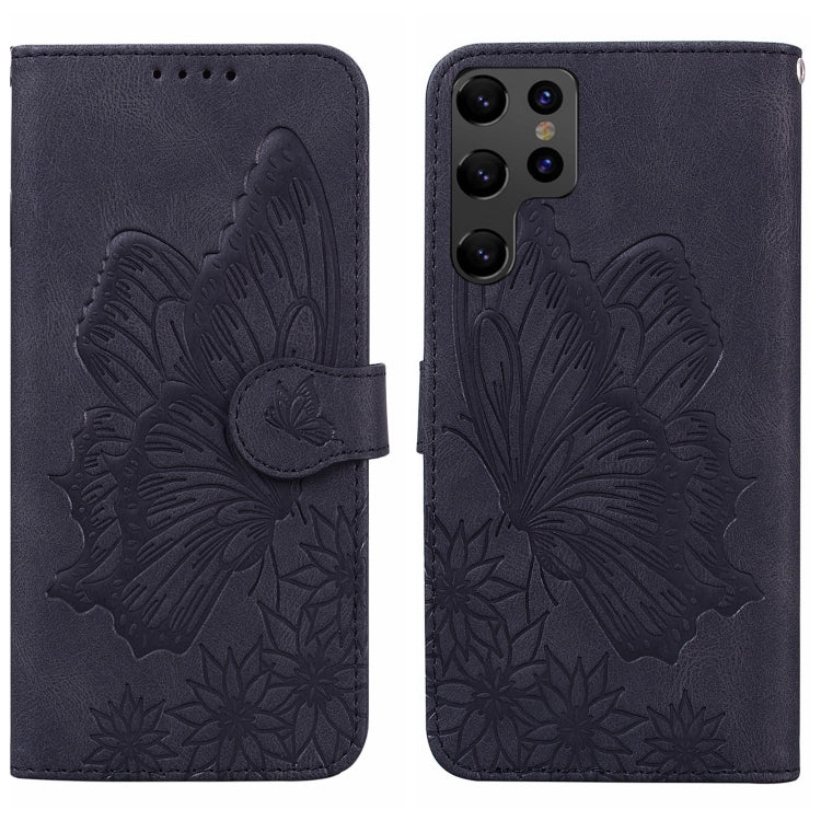 Retro Skin Feel Butterflies Embossing Horizontal Flip Leather Phone Case, For Samsung Galaxy A04, For Samsung Galaxy A14 5G, For Samsung Galaxy A23E, For Samsung Galaxy S23 5G, For Samsung Galaxy S23+ 5G, For Samsung Galaxy S23 Ultra 5G, For OPPO A17  ...