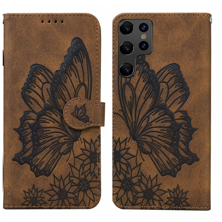Retro Skin Feel Butterflies Embossing Horizontal Flip Leather Phone Case, For Samsung Galaxy A04, For Samsung Galaxy A14 5G, For Samsung Galaxy A23E, For Samsung Galaxy S23 5G, For Samsung Galaxy S23+ 5G, For Samsung Galaxy S23 Ultra 5G, For OPPO A17  ...
