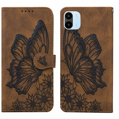 Retro Skin Feel Butterflies Embossing Horizontal Flip Leather Phone Case, For Samsung Galaxy A04, For Samsung Galaxy A14 5G, For Samsung Galaxy A23E, For Samsung Galaxy S23 5G, For Samsung Galaxy S23+ 5G, For Samsung Galaxy S23 Ultra 5G, For OPPO A17  ...