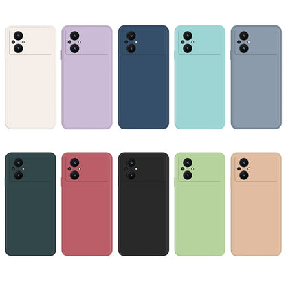 Imitation liquid silicone phone case color assortment with rear camera cutouts