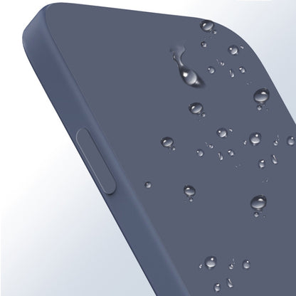 Dark blue imitation liquid silicone phone case with water-droplet pattern