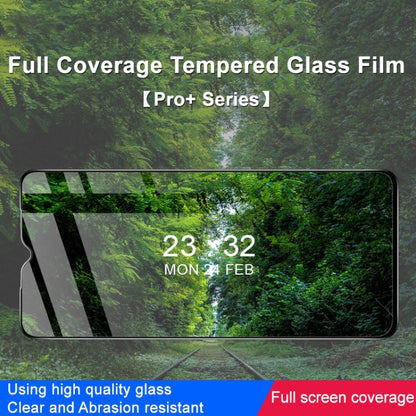 Full screen tempered glass screen protector on a phone display