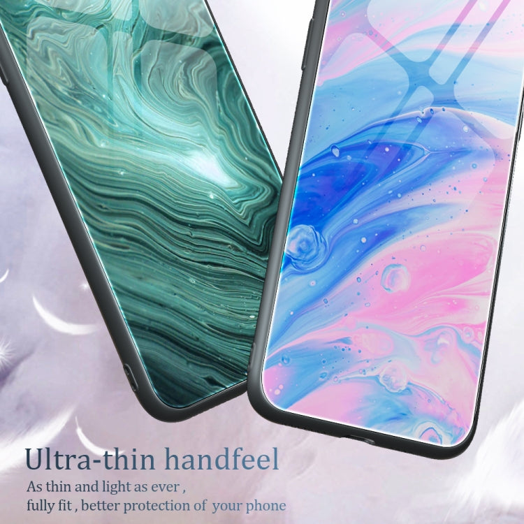 Marble Pattern Glass Phone Case, For Xiaomi Redmi Note 12 China, For Xiaomi Redmi Note 12 Pro 5G China, For Xiaomi Redmi Note 12 Pro+ China