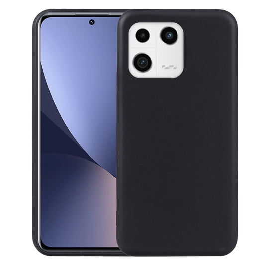 Black TPU phone case with camera cutout, slim protective shell