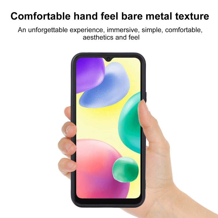 Black TPU phone case on a smartphone, slim design with secure fit