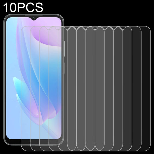 10-pack tempered glass screen protectors for a 2.5D curved phone display