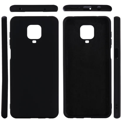 Black liquid silicone phone cover set with top and side cutouts for buttons and ports