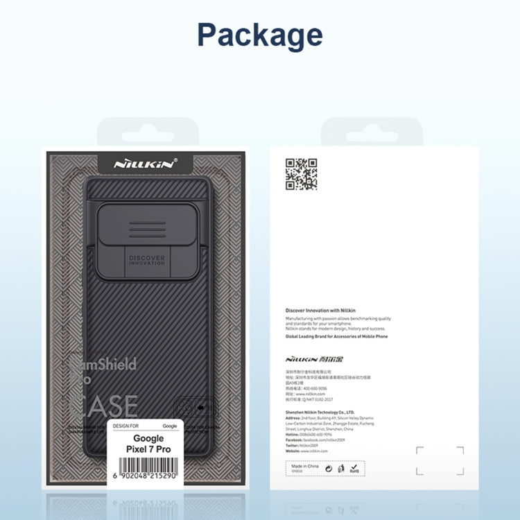 NILLKIN CamShield Pro Series PC Full Coverage Phone Case, For Google Pixel 7 Pro 5G, For Google Pixel 7 5G, For Xiaomi 12T Pro