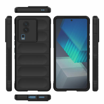 Magic Shield TPU + Flannel Phone Case, For vivo iQOO Neo7, For Xiaomi Redmi Note 12 5G /  Note 12 5G India, For Xiaomi Redmi Note 12 Pro 5G China / Note 12 Pro 5G Speed, For Xiaomi Redmi Note 12 Pro+ China / Global