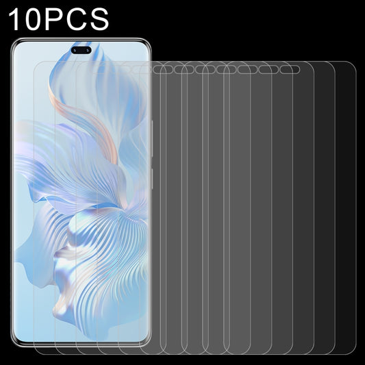 Set of tempered glass screen protectors, 2.5D rounded edges, 10-pack