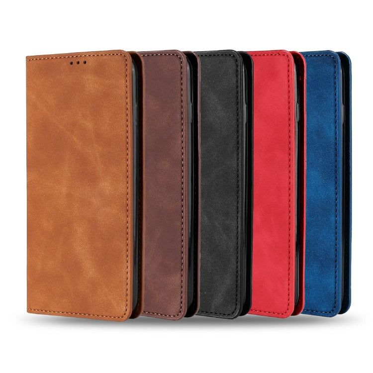 Skin Feel Magnetic Horizontal Flip Leather Phone Case, For Motorola Moto G72 4G, For vivo V25 Pro 5G, For Xiaomi Redmi Note 12 China, For Xiaomi Redmi Note 12 Pro 5G China, For Xiaomi Redmi Note 12 Pro+ China, For Xiaomi Redmi A1+ 4G                   ...