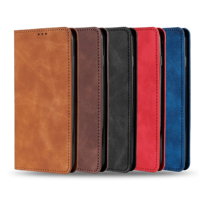 Skin Feel Magnetic Horizontal Flip Leather Phone Case, For Motorola Moto G72 4G, For vivo V25 Pro 5G, For Xiaomi Redmi Note 12 China, For Xiaomi Redmi Note 12 Pro 5G China, For Xiaomi Redmi Note 12 Pro+ China, For Xiaomi Redmi A1+ 4G                   ...