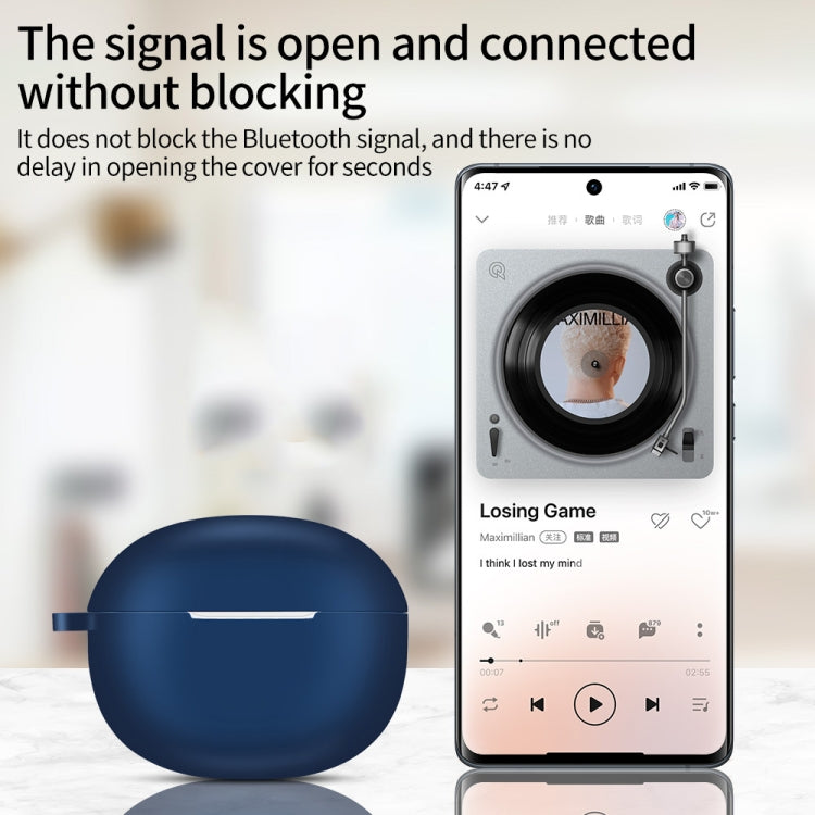 Wireless Earphone Silicone Protective Case, For Realme T100