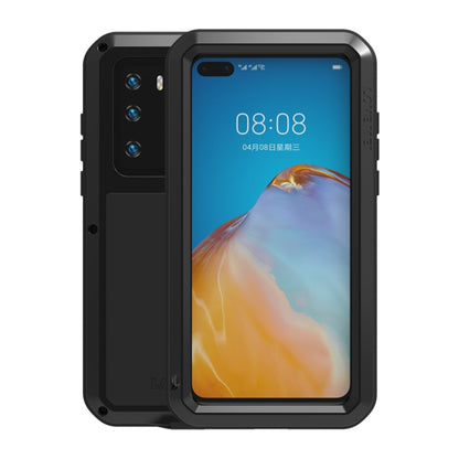 Black rugged shockproof phone case with raised screen bezel and camera cutouts