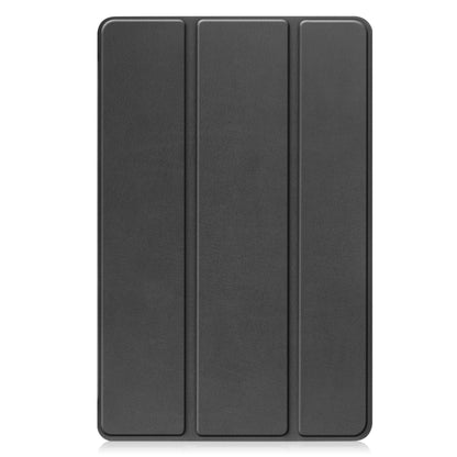 Three-panel cover tablet case in dark grey with folded folio design