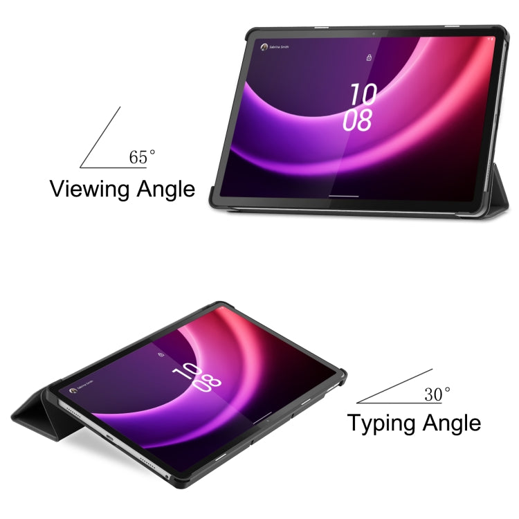 Dark grey tablet case showing viewing and typing stand angles