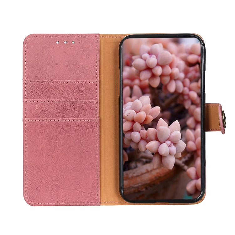 KHAZNEH Cowhide Texture Horizontal Flip Leather Phone Case, For Samsung Galaxy A04E, For Huawei Nova Y61