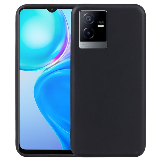 Black TPU phone case with camera cutout and raised edges for screen and buttons