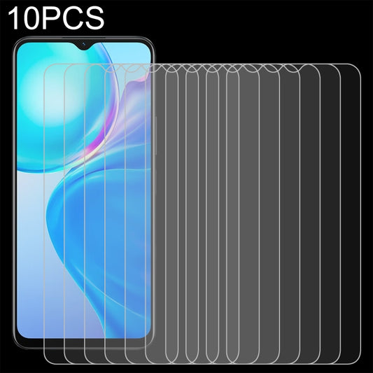 Tempered glass screen protector set (10-pack) with 2.5D rounded edges