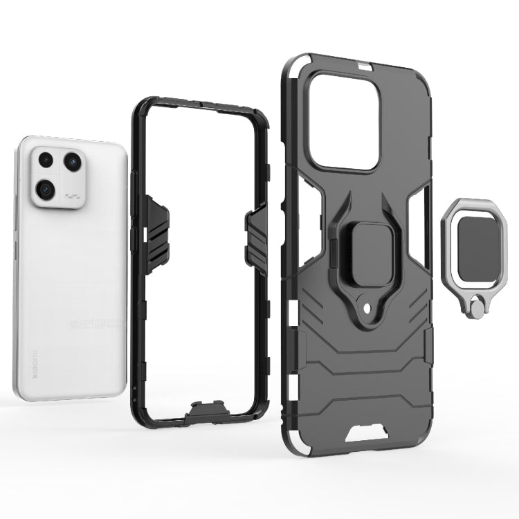 Shockproof PC + TPU Phone Case with Magnetic Ring Holder, For Xiaomi 13, For Xiaomi 13 Pro