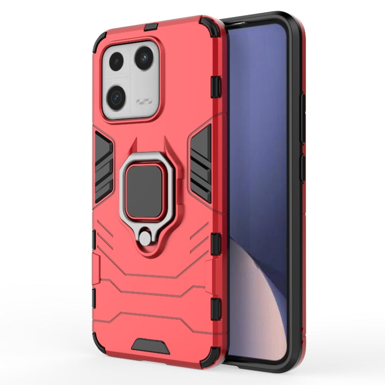 Shockproof PC + TPU Phone Case with Magnetic Ring Holder, For Xiaomi 13, For Xiaomi 13 Pro
