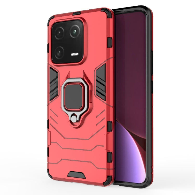 Shockproof PC + TPU Phone Case with Magnetic Ring Holder, For Xiaomi 13, For Xiaomi 13 Pro