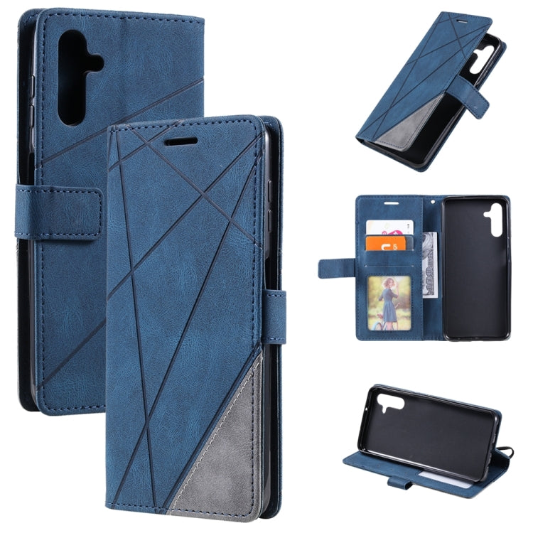 Skin Feel Splicing Leather Phone Case, For OPPO A57 2022, For Realme C30 4G, For Samsung Galaxy S23 5G, For Samsung Galaxy S23+ 5G, For Xiaomi 12T / Redmi K50 Ultra, For Samsung Galaxy S23 Ultra 5G, For Xiaomi Redmi 11 Prime 4G, For Samsung Galaxy A14 ...