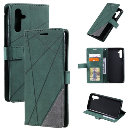 Skin Feel Splicing Leather Phone Case, For OPPO A57 2022, For Realme C30 4G, For Samsung Galaxy S23 5G, For Samsung Galaxy S23+ 5G, For Xiaomi 12T / Redmi K50 Ultra, For Samsung Galaxy S23 Ultra 5G, For Xiaomi Redmi 11 Prime 4G, For Samsung Galaxy A14 ...