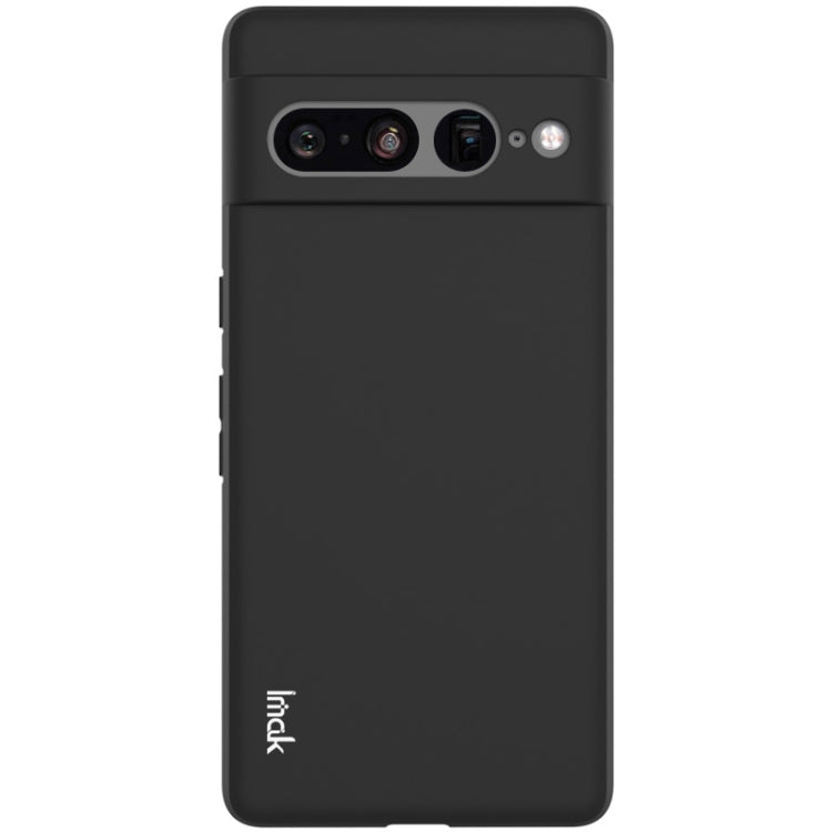 Black frosted TPU phone case with slim profile and side button cutouts