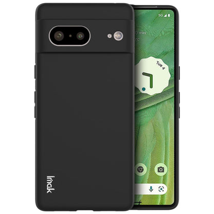 Black frosted TPU phone case with camera cutouts and textured bumper edges